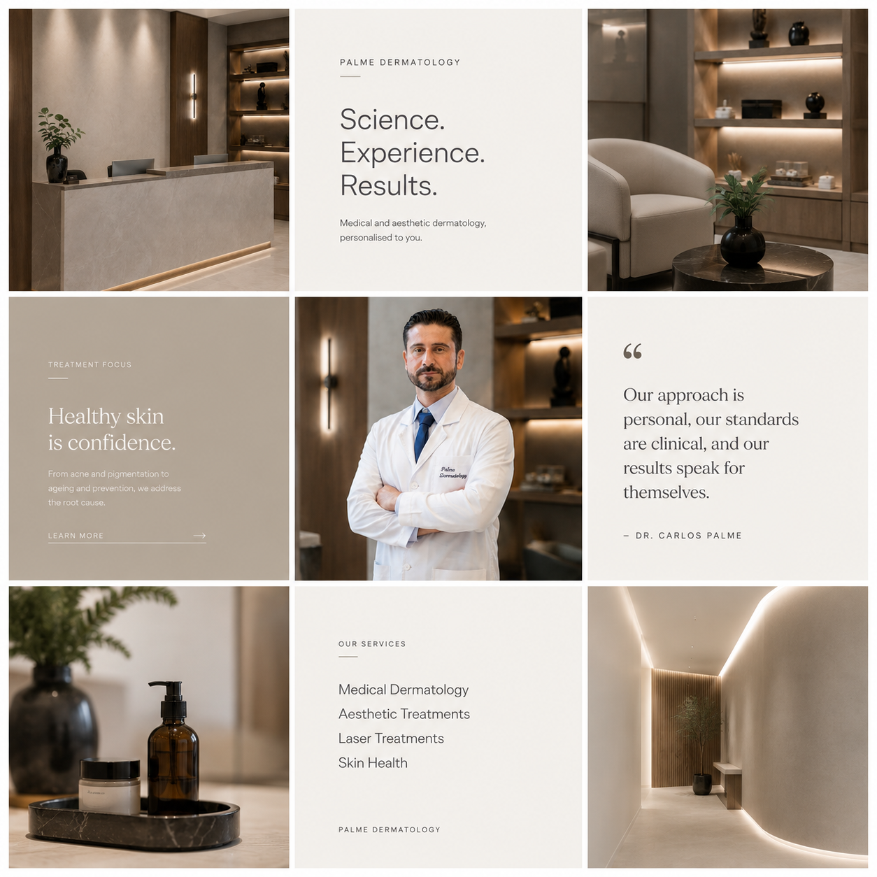 Palme Dermatology project visual