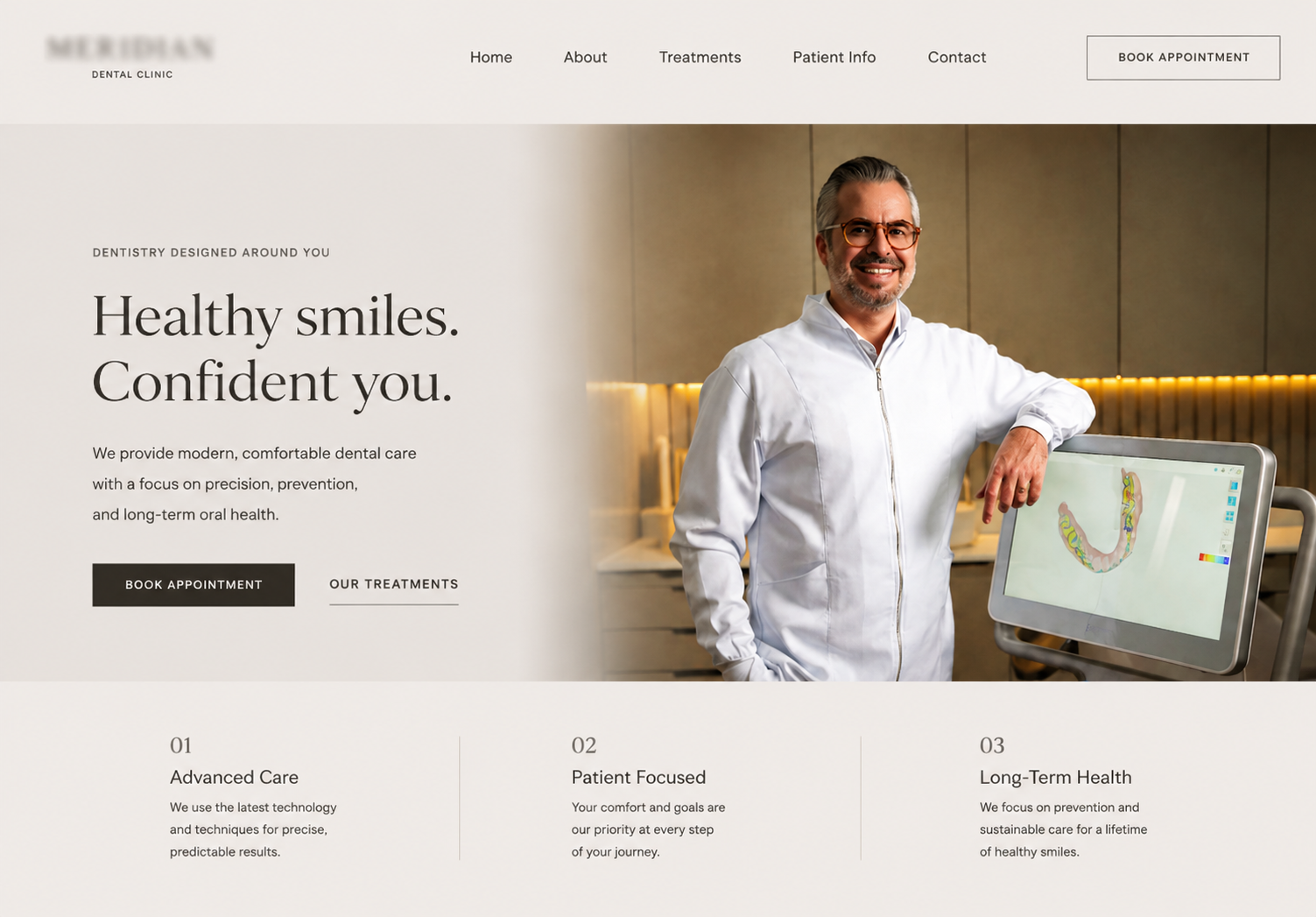Private Dental Clinic project visual